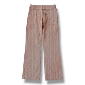 Bonpoint | Red/White Railroad Stripe Flared Trousers (10 Yrs) 🍒